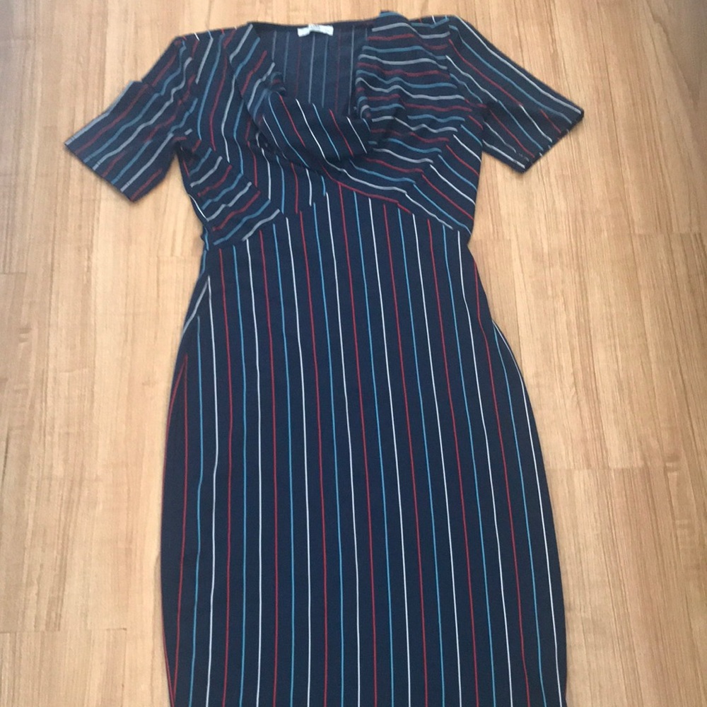 Zara Multicolored Stripped Dress